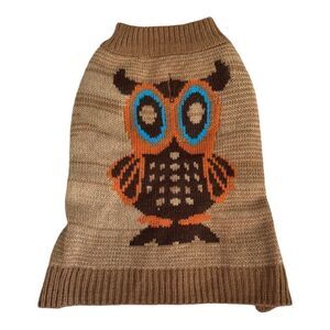 Pet Spirit SZ S Owl dog sweater